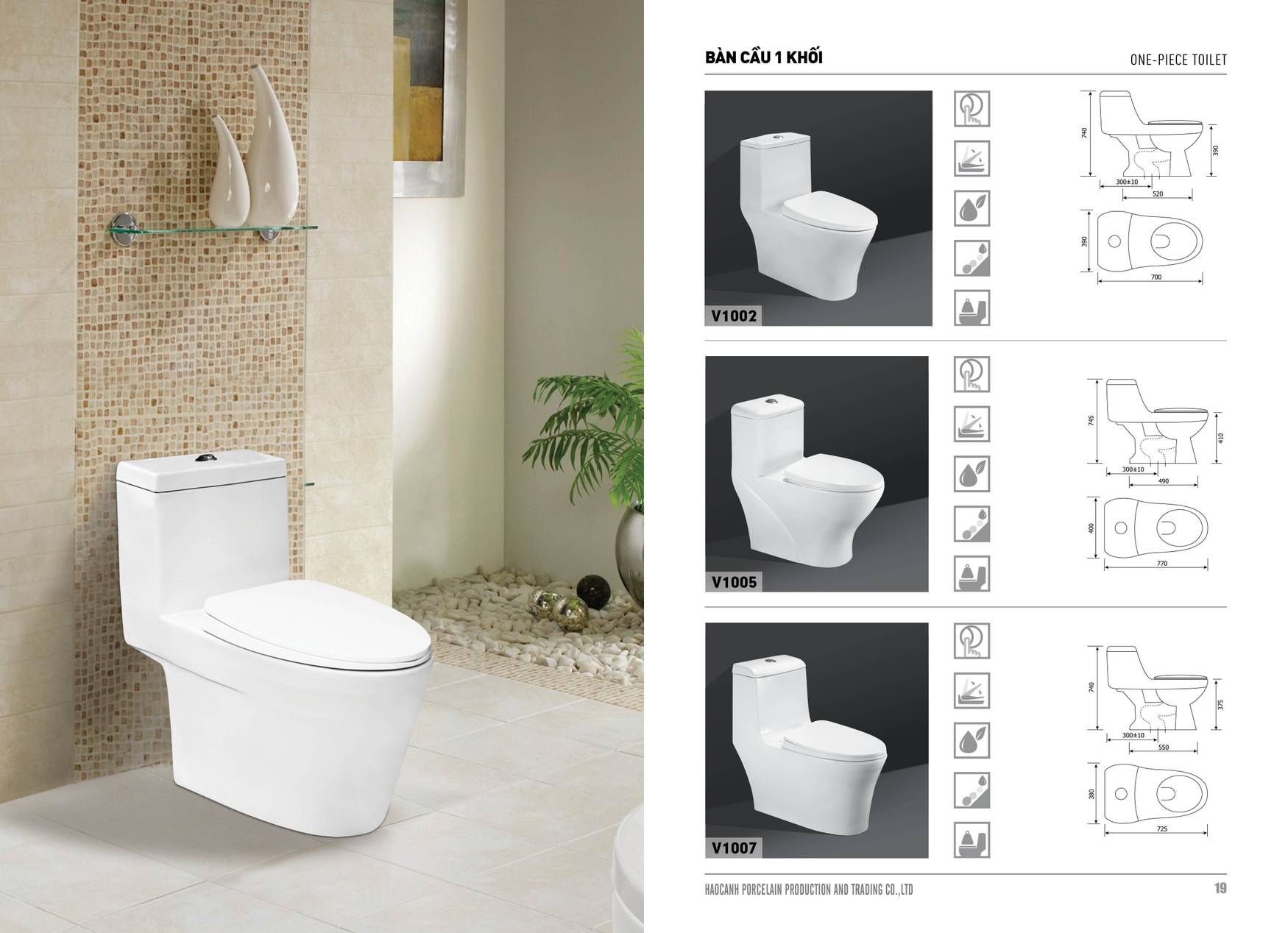 Bảng giá và Catalogue Thiết bị vệ sinh Hảo Cảnh HC mới nhất 2025 /Page 9